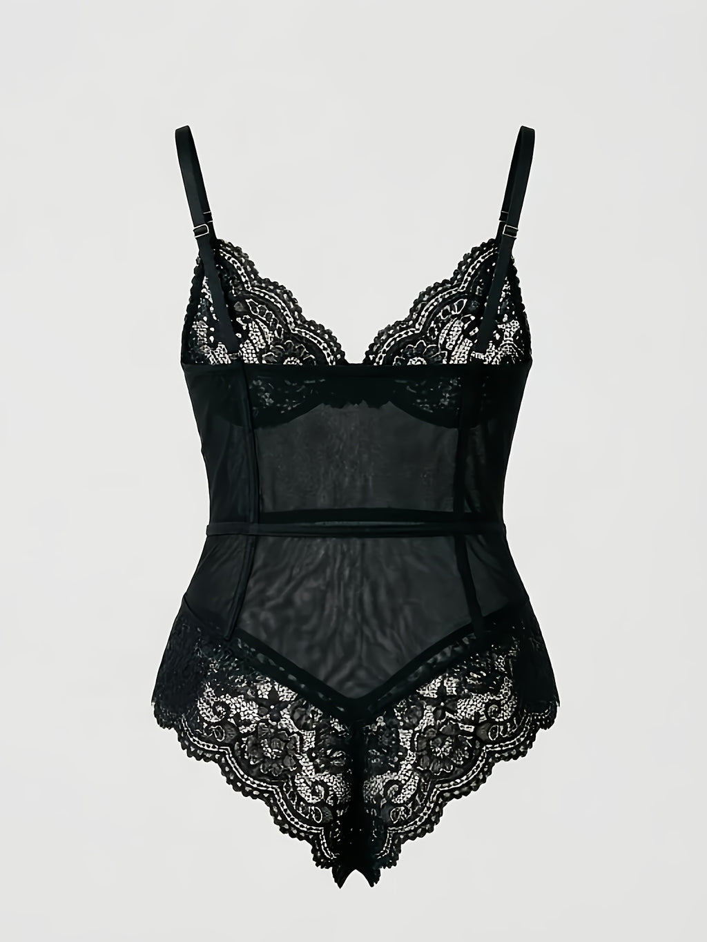 Body gainant grande taille en maille à imprimé fleuri, maille souple, porté de face