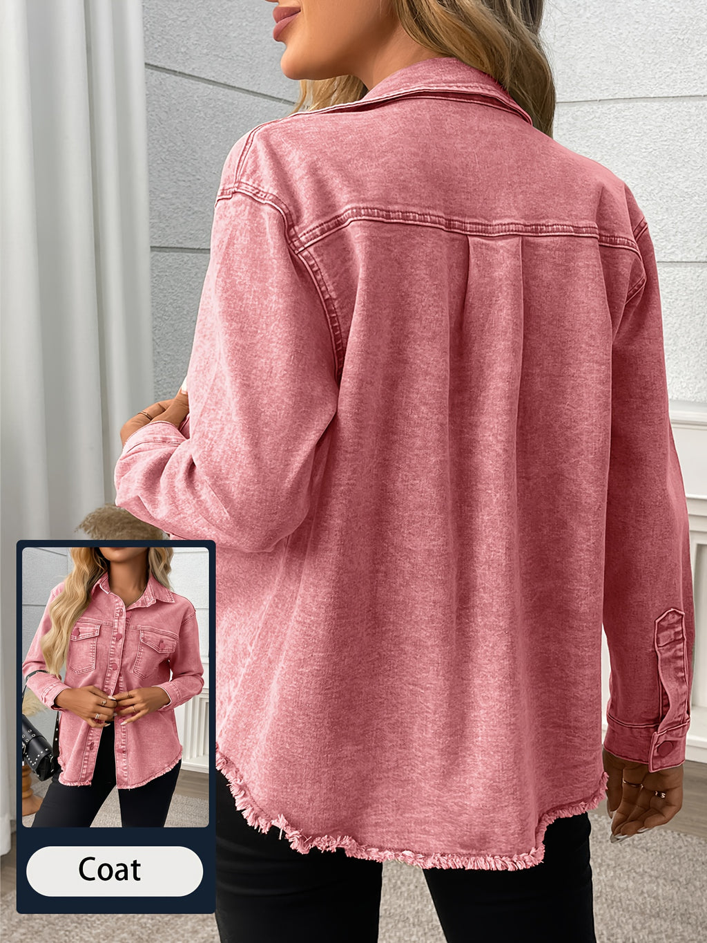 Chemise grande taille, vu de dos