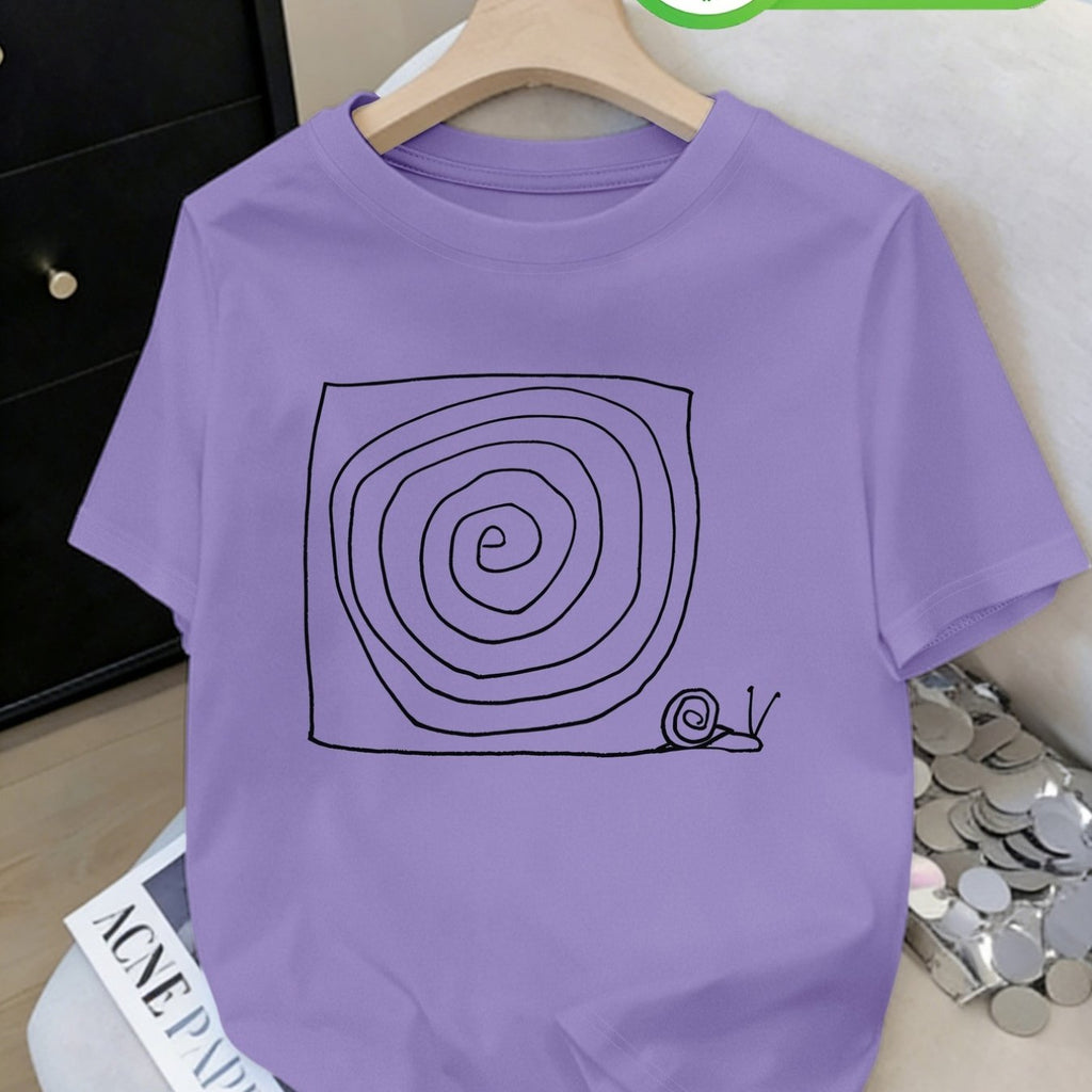T-shirt grande taille, coupe ample, col rond, manches courtes — composition : 100% Coton