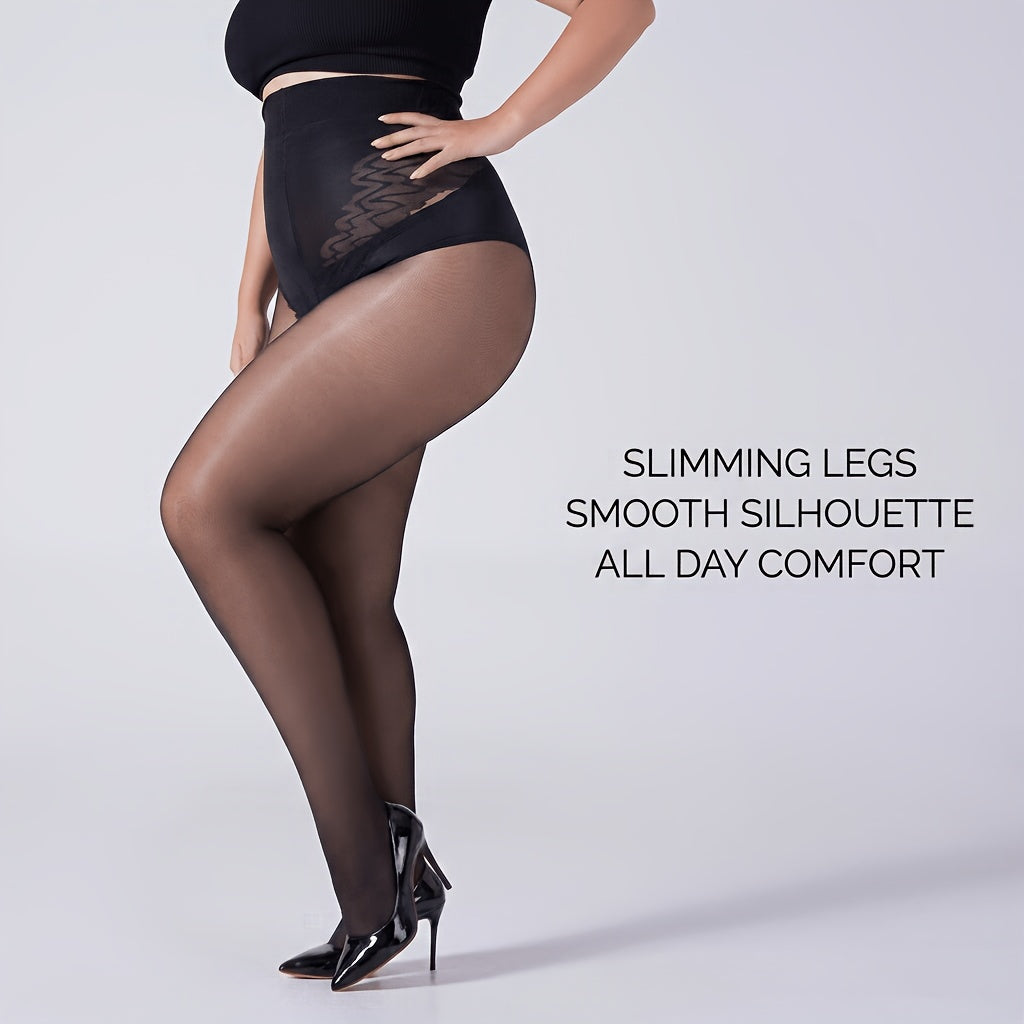Collant grande taille — Allure élégante — composition : 85% Polyamide, 15% Élasthanne Image