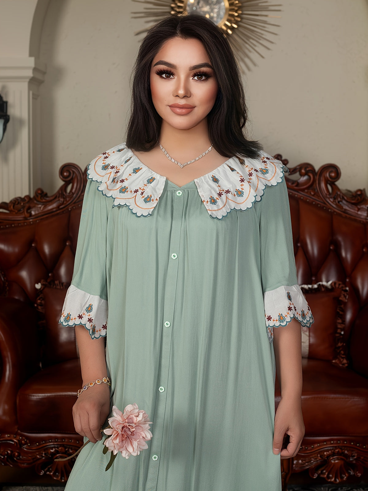 Chemise grande taille, tombé fluide, tissu opaque