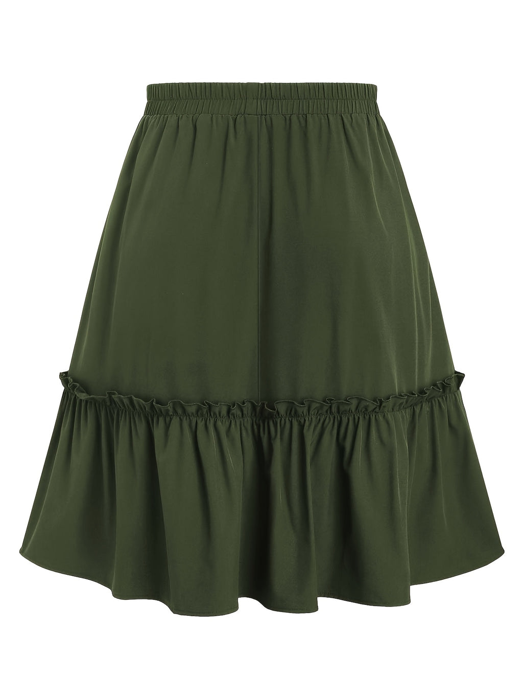 Jupe grande taille, coupe évasée, ligne nette, autre coloris