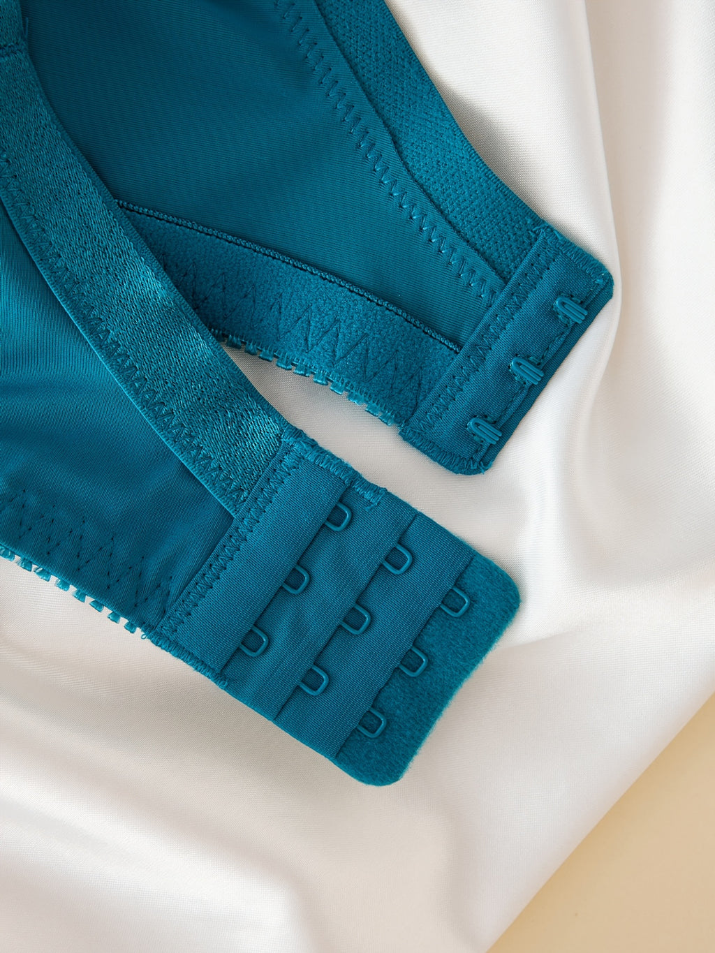 Soutien-gorge à armatures grande taille — Bleu canard, dentelle
