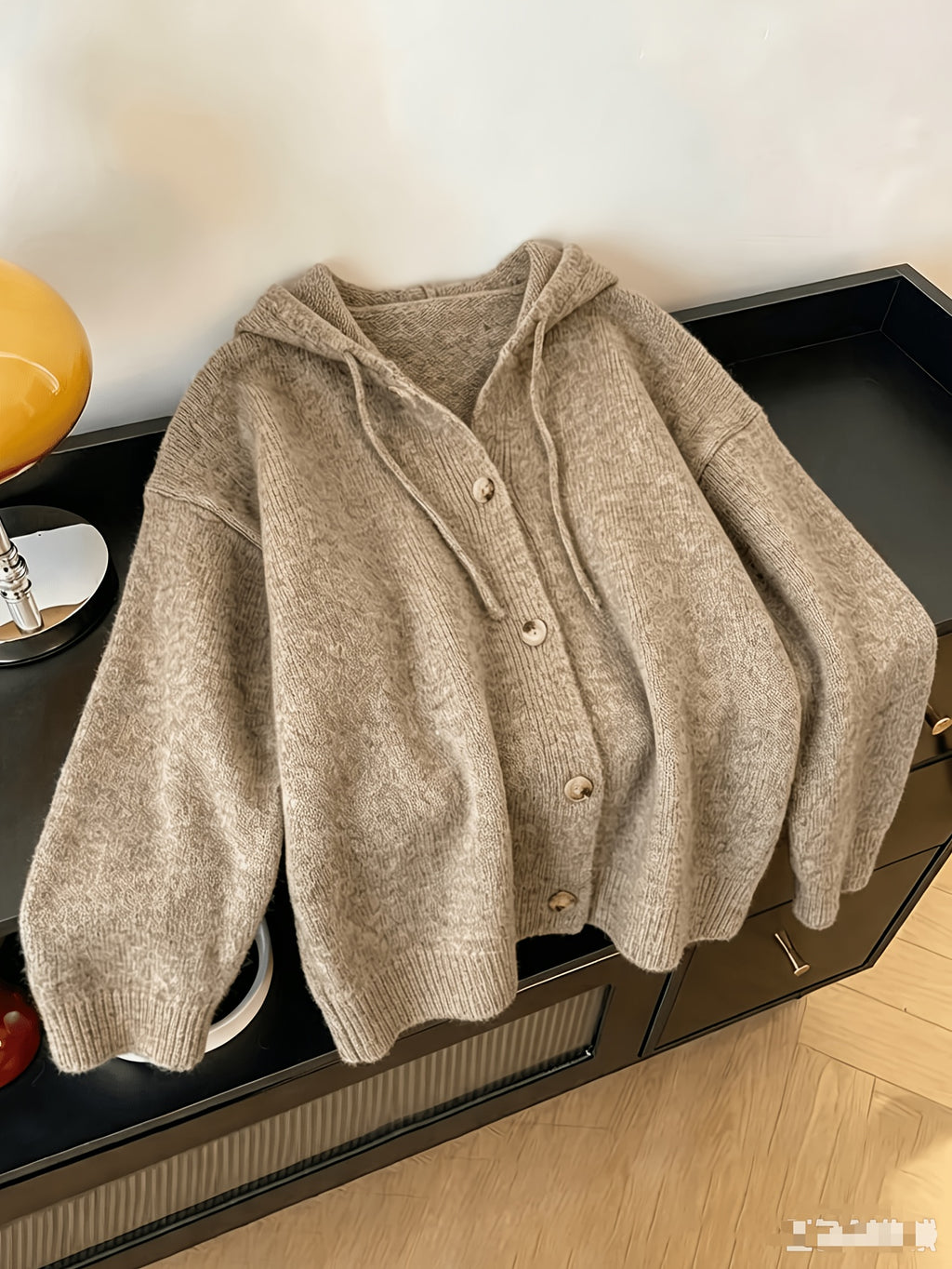 Cardigan grande taille, coupe ample, manches longues, chaleur d'hiver, autre coloris