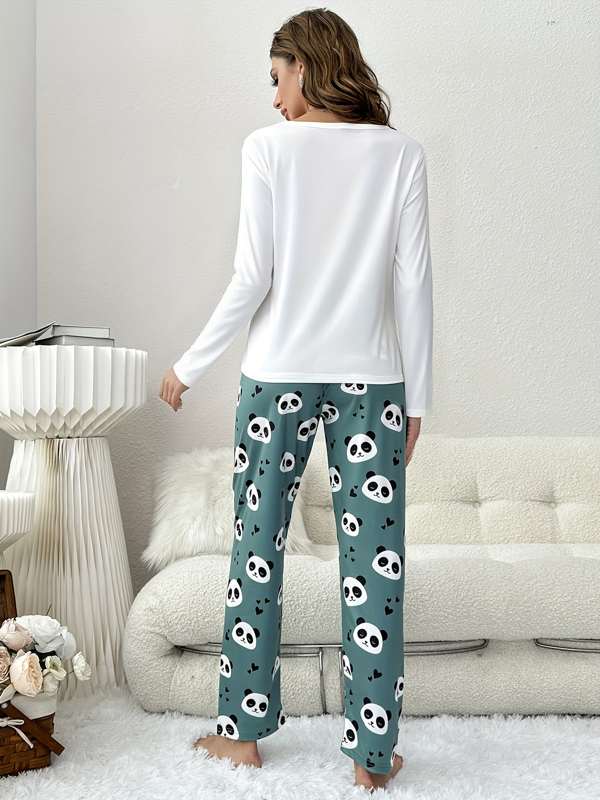 Pyjama grande taille, esprit décontracté Image