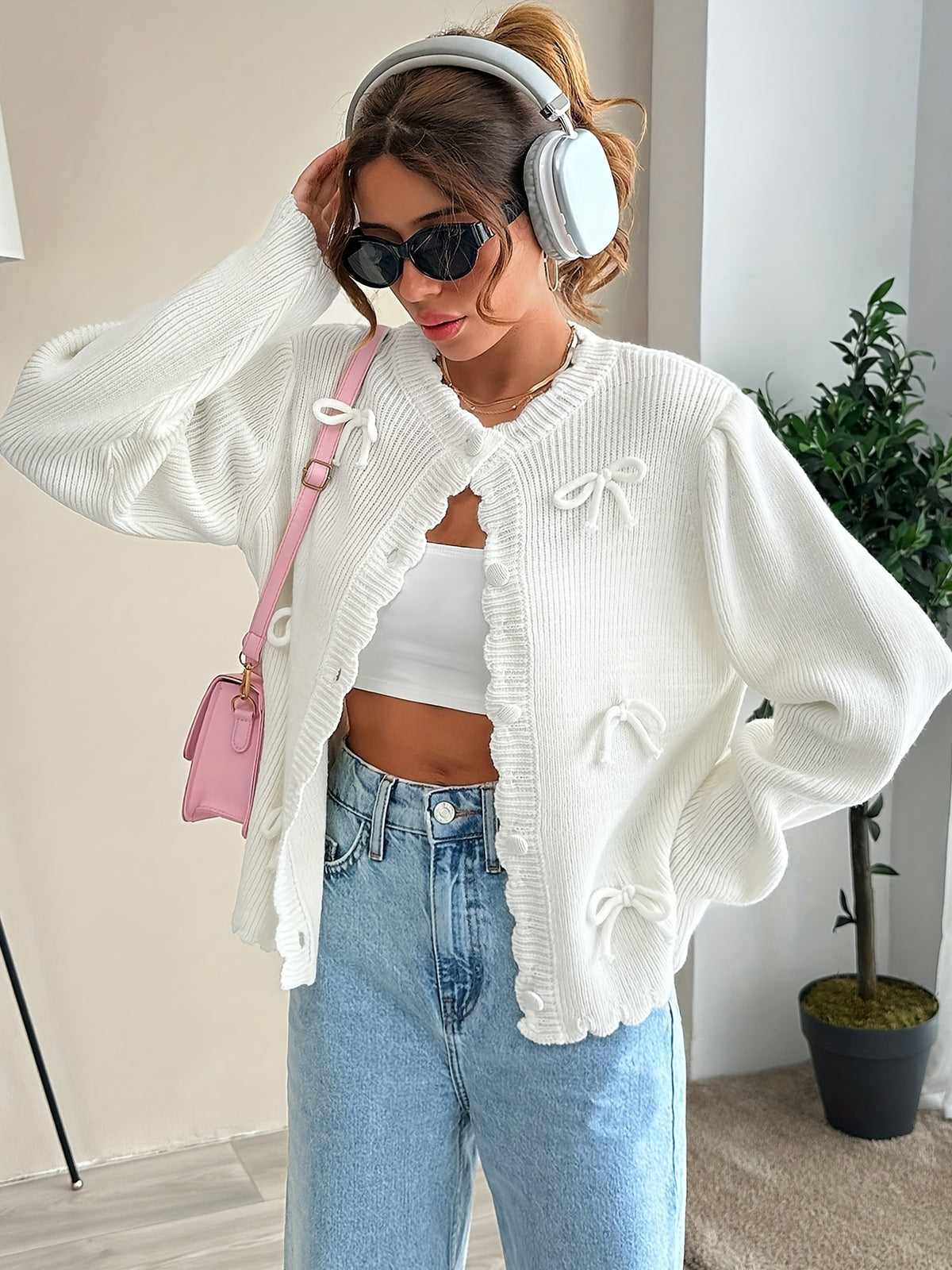 Cardigan grande taille, chaleur d'hiver
