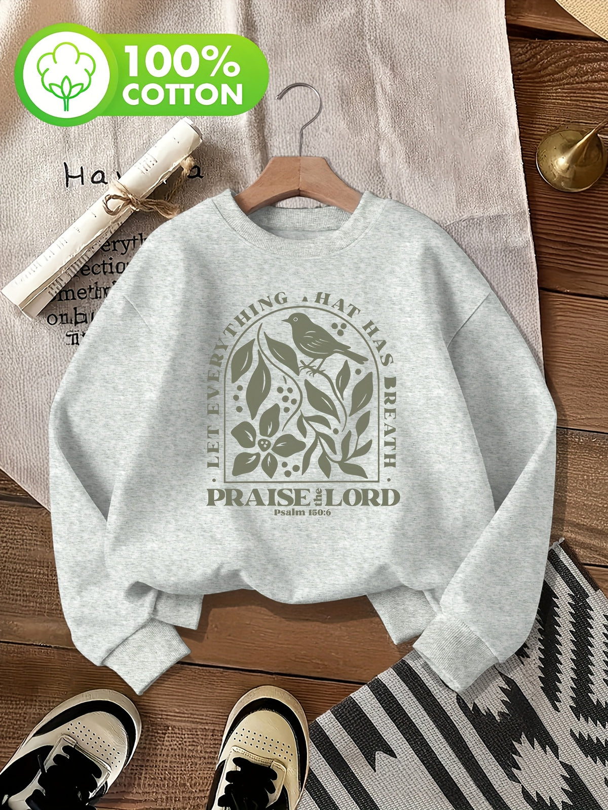 Pull grande taille, col rond, toucher naturel, chaleur d'hiver
