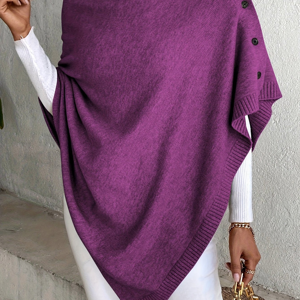 Pull grande taille, coupe oversize, épaules dénudées, mise en situation