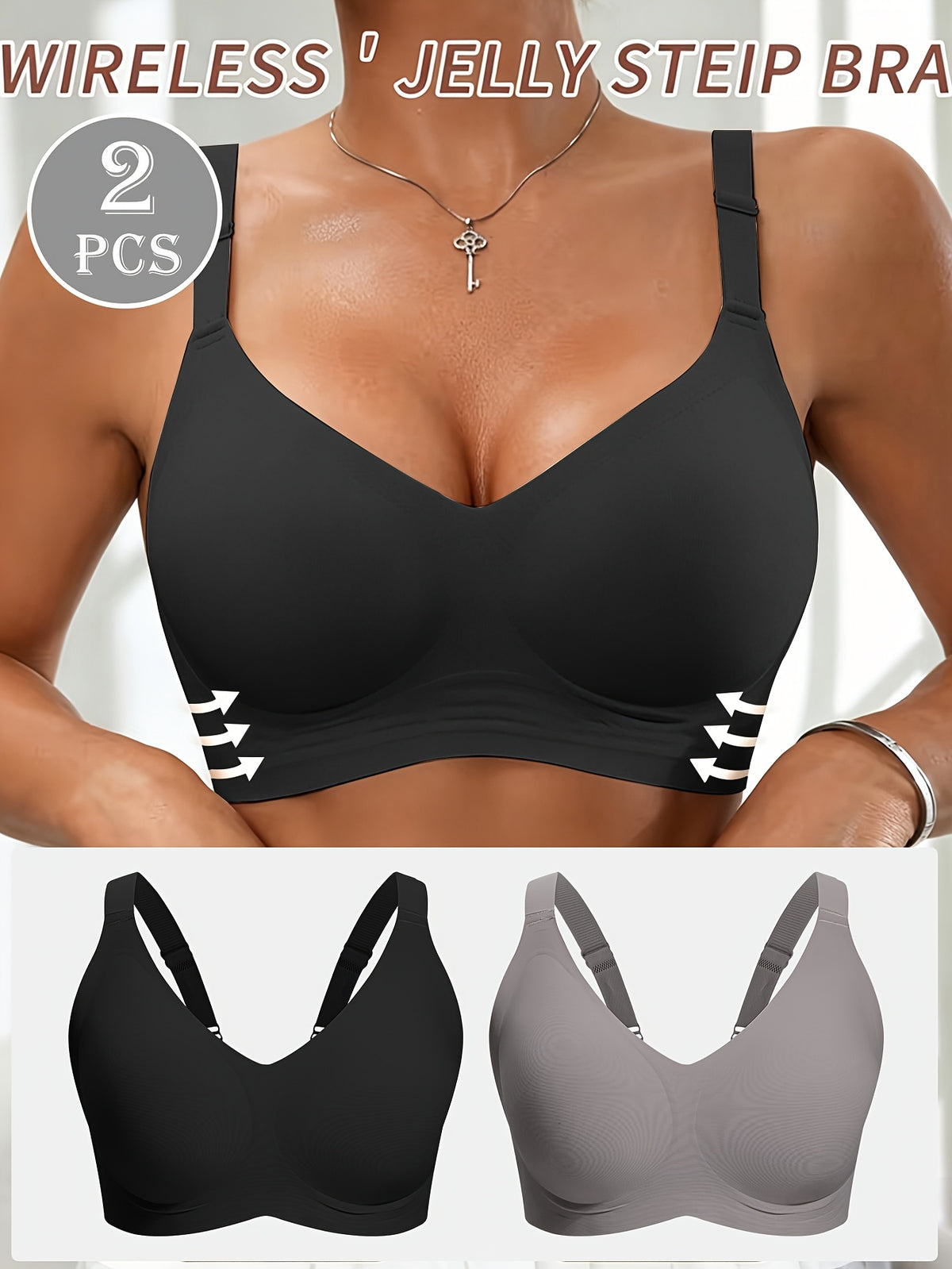 Soutien-gorge grande taille — Duo à coupole moulée, appui W