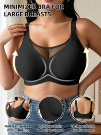Soutien-gorge grande taille — Minimiseur à dos en U échancré