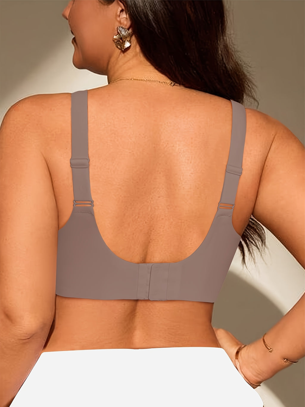 Soutien-gorge grande taille — Encolure festonnée sans armature