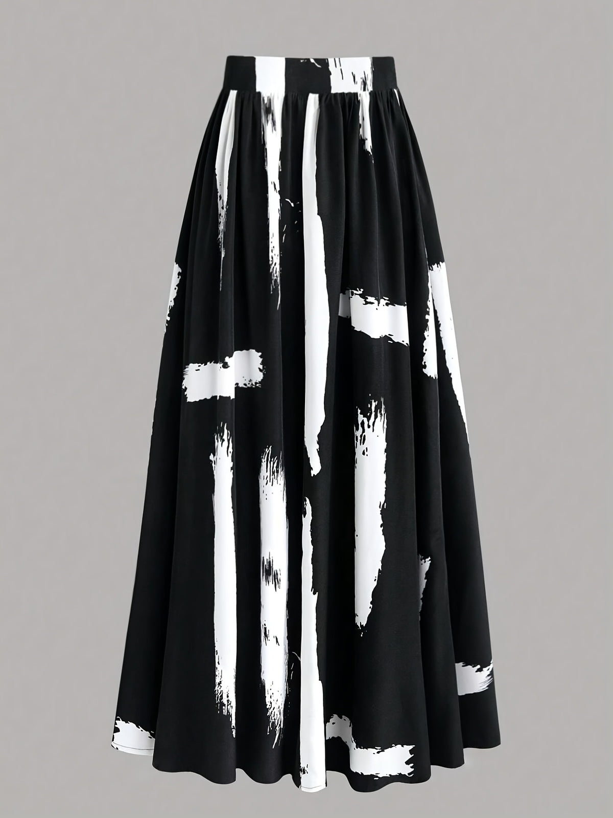 Jupe grande taille, coupe évasée, allure élégante Image