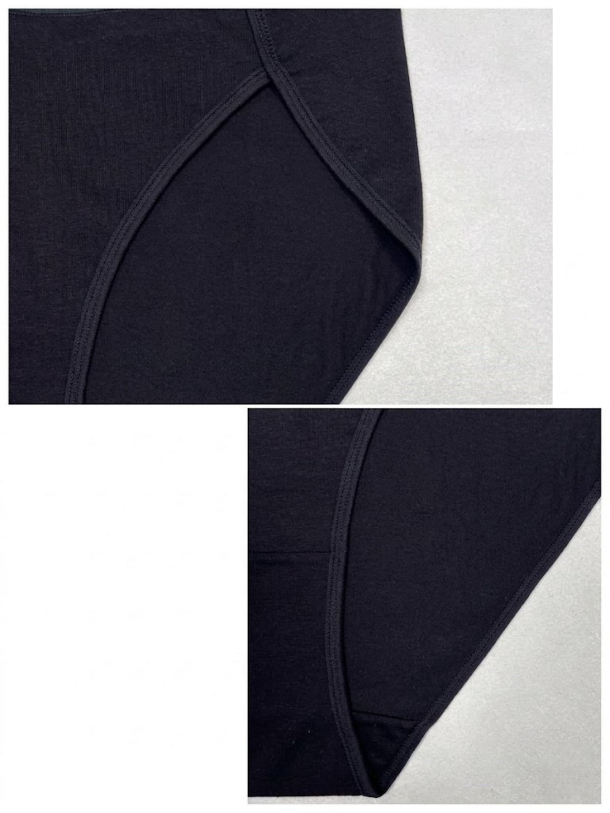 Culotte grande taille, fente, toucher naturel, visuel produit