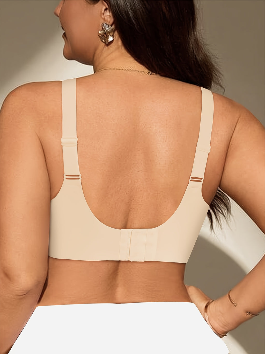 Soutien-gorge grande taille — Encolure festonnée sans armature