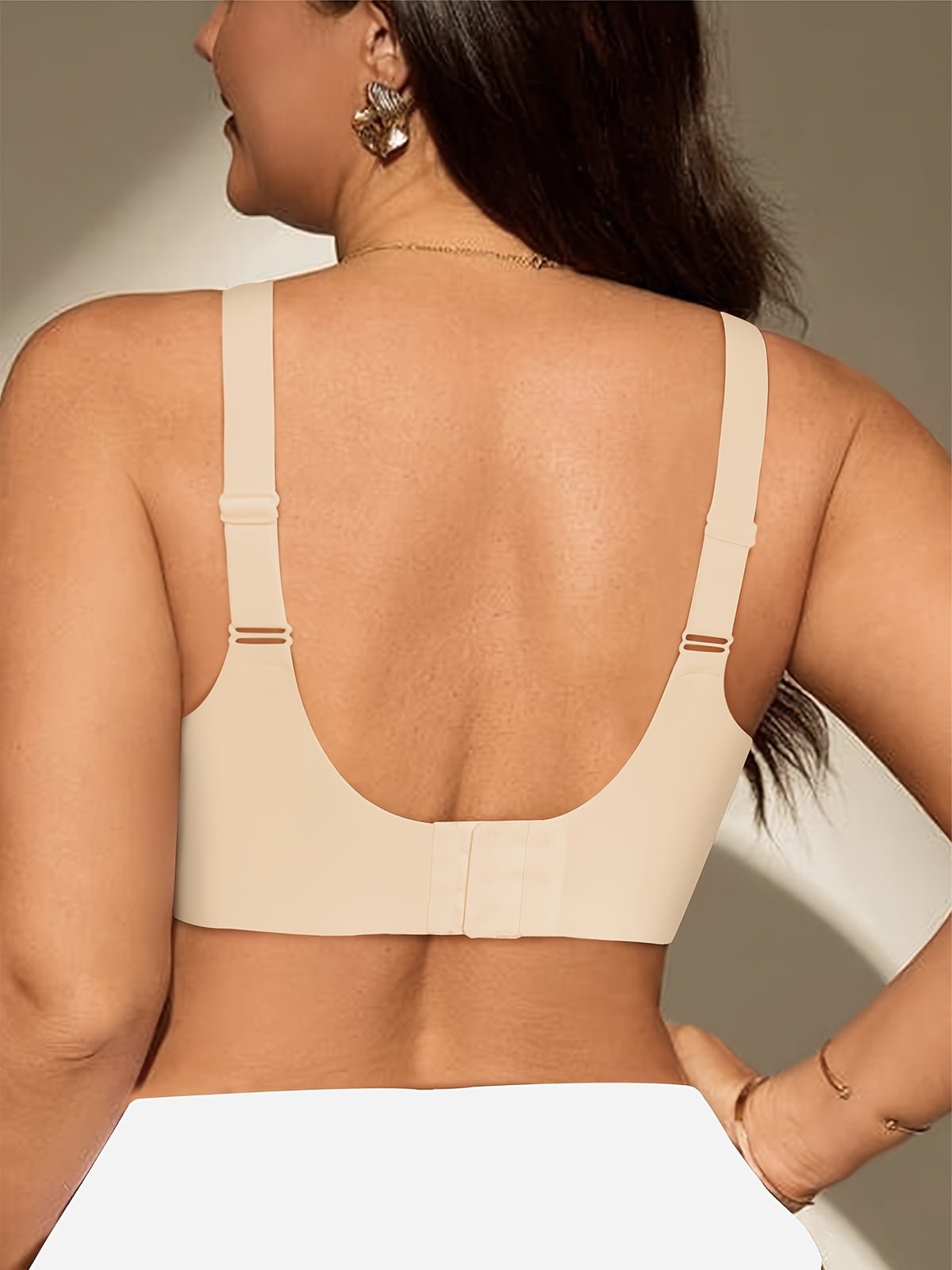 Soutien-gorge grande taille — Encolure festonnée sans armature