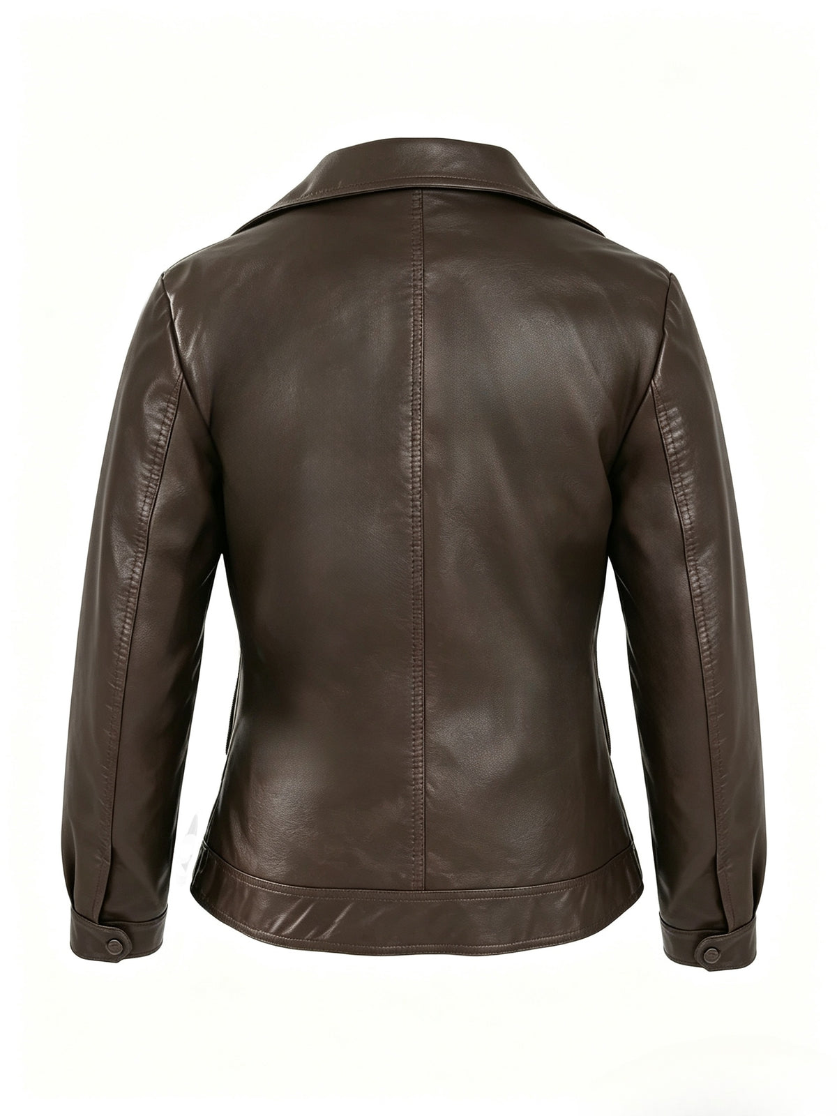 Veste grande taille, coupe ajustée, fermeture zippée, manches longues, tissu opaque