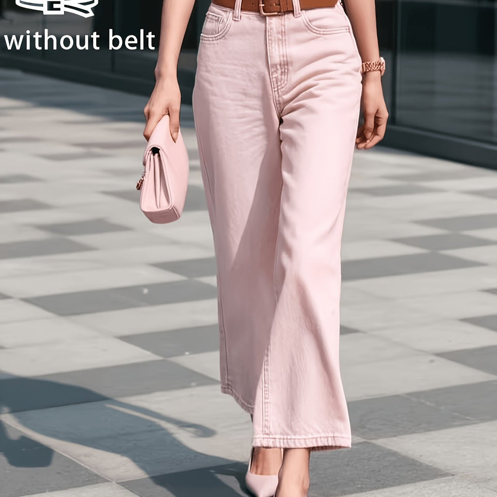 Pantalon grande taille, coupe oversize, poches pratiques, tenue franche, tissu opaque