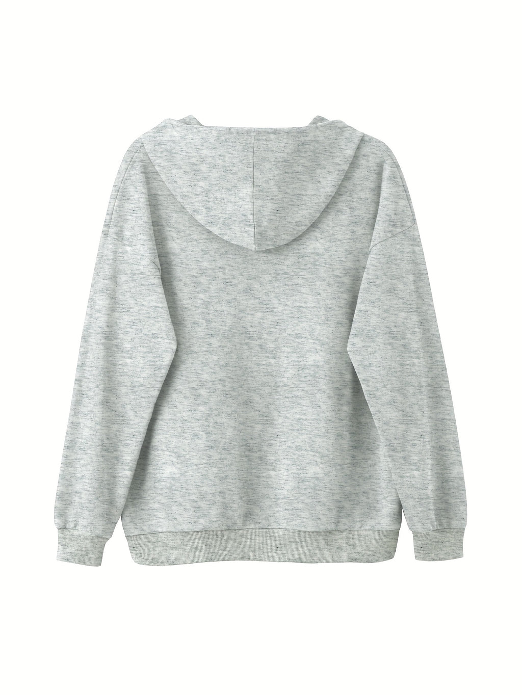 Sweat grande taille, capuche, toucher naturel, chaleur d'hiver, porté de face