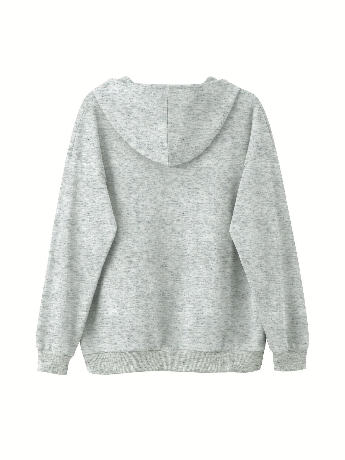 Sweat grande taille, capuche, toucher naturel, chaleur d'hiver, porté de face