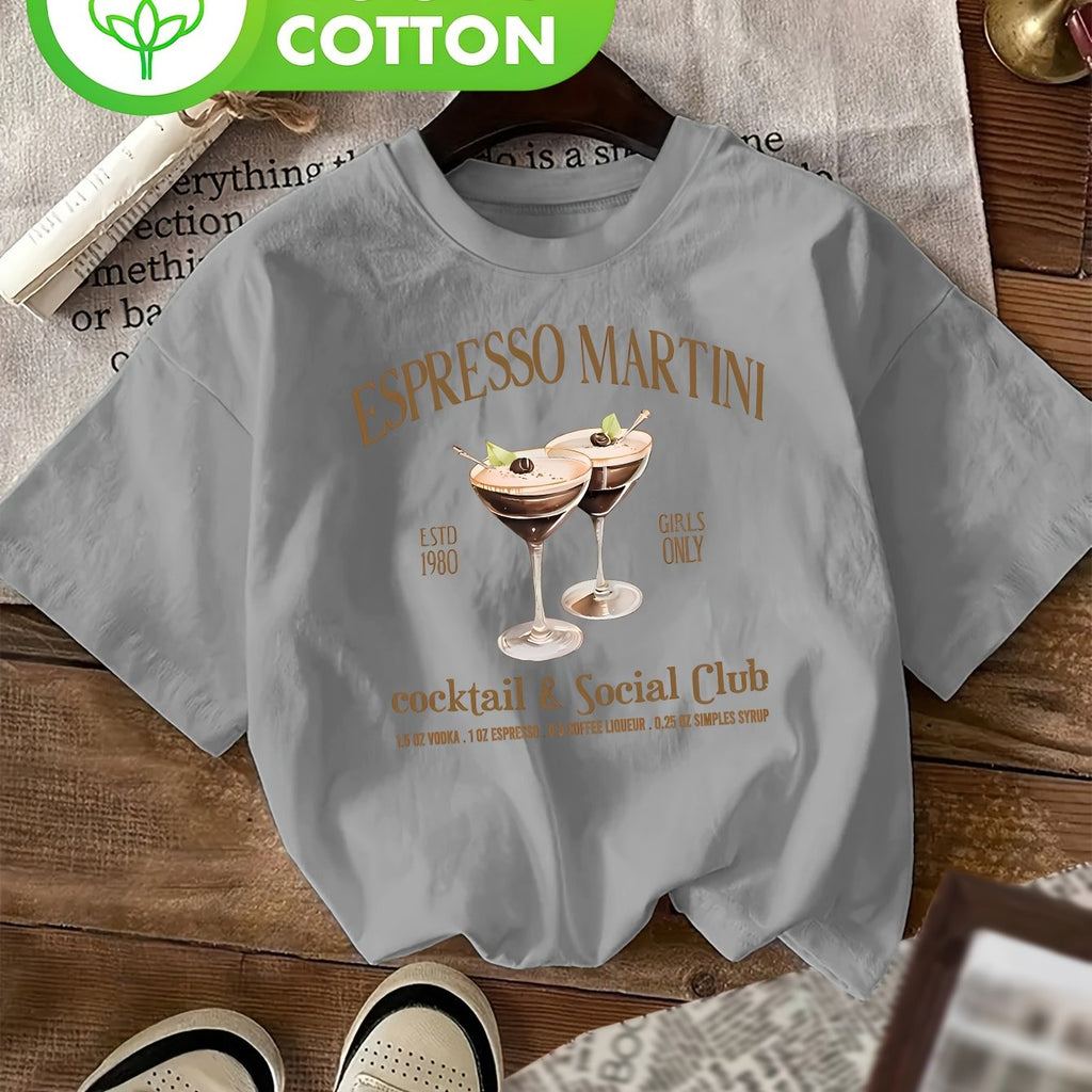 T-shirt grande taille, col rond, manches courtes, toucher naturel, porté de face