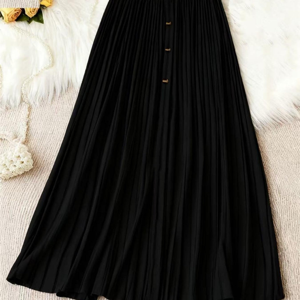 Robe grande taille, coupe longue — matière : polyester