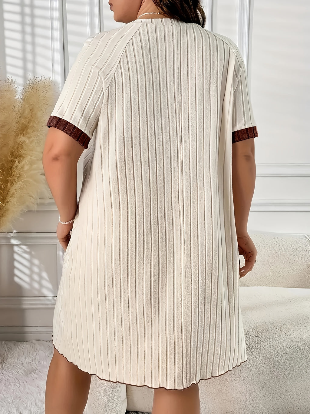 Chemise de grande taille, lot de 2 à cœur appliqué