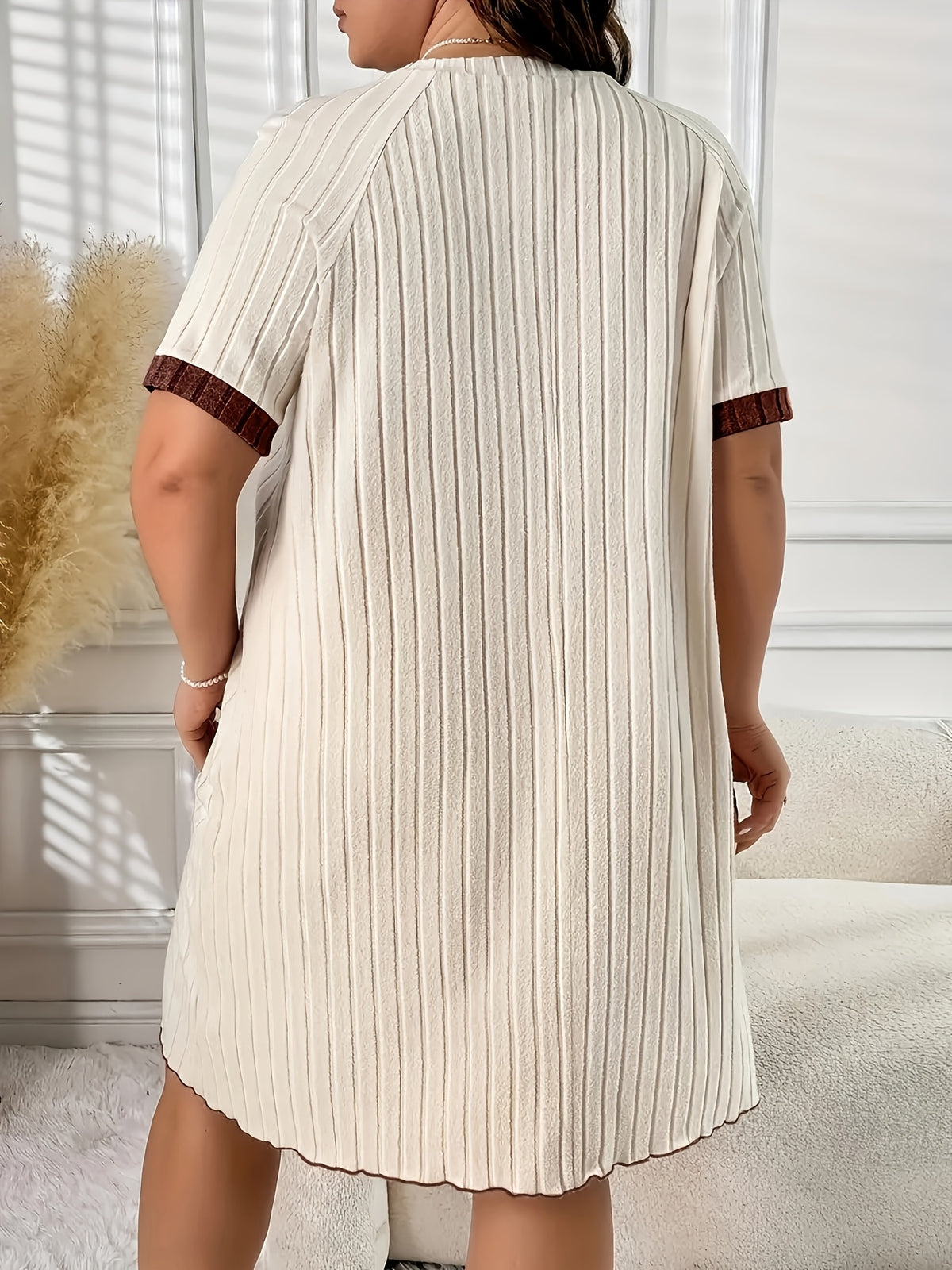 Chemise de grande taille, lot de 2 à cœur appliqué