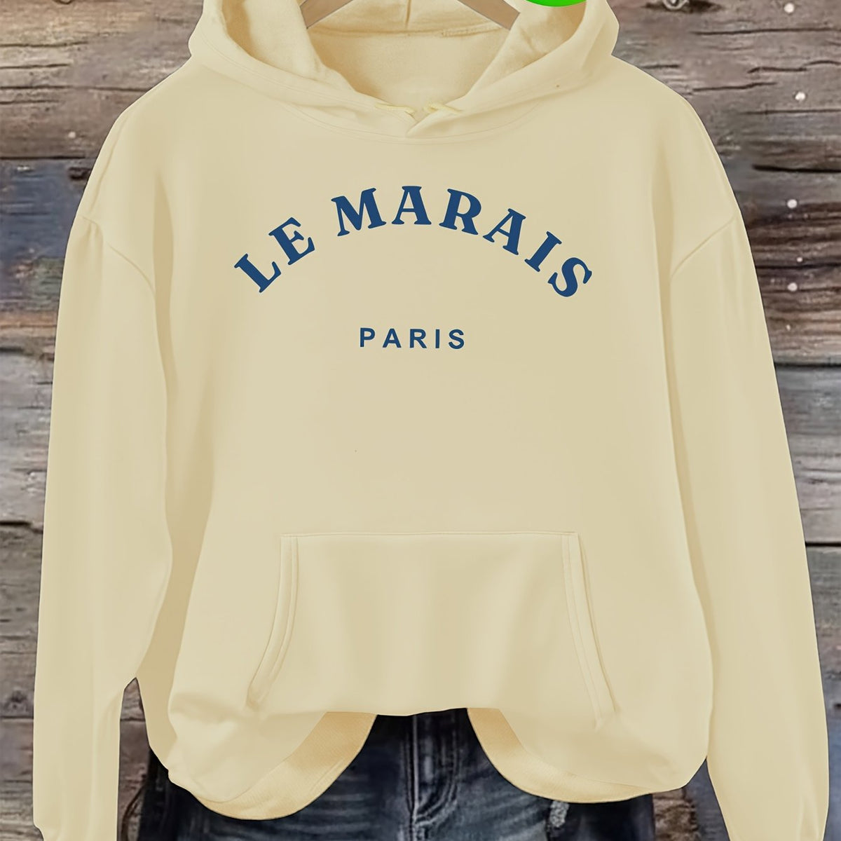 Sweat grande taille, capuche, toucher naturel, chaleur d'hiver — matière : coton Image