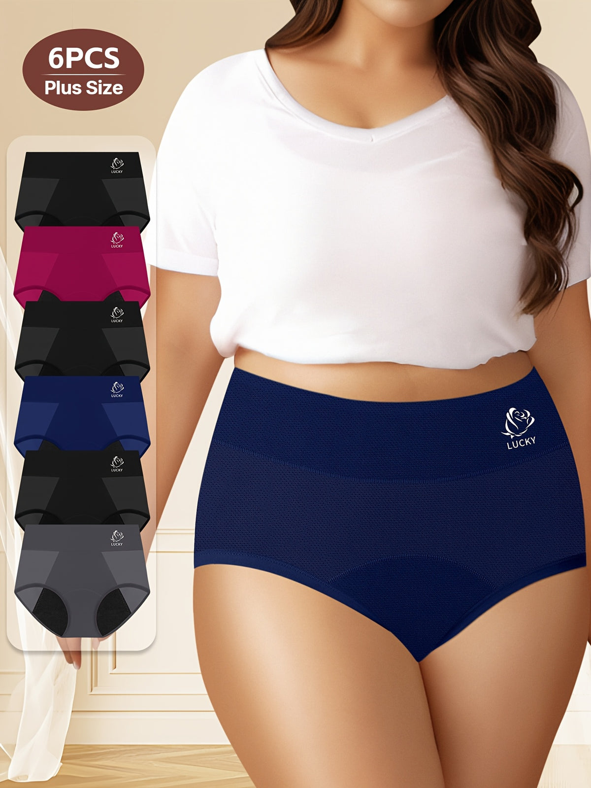 Culotte menstruelle grande taille, allure élégante