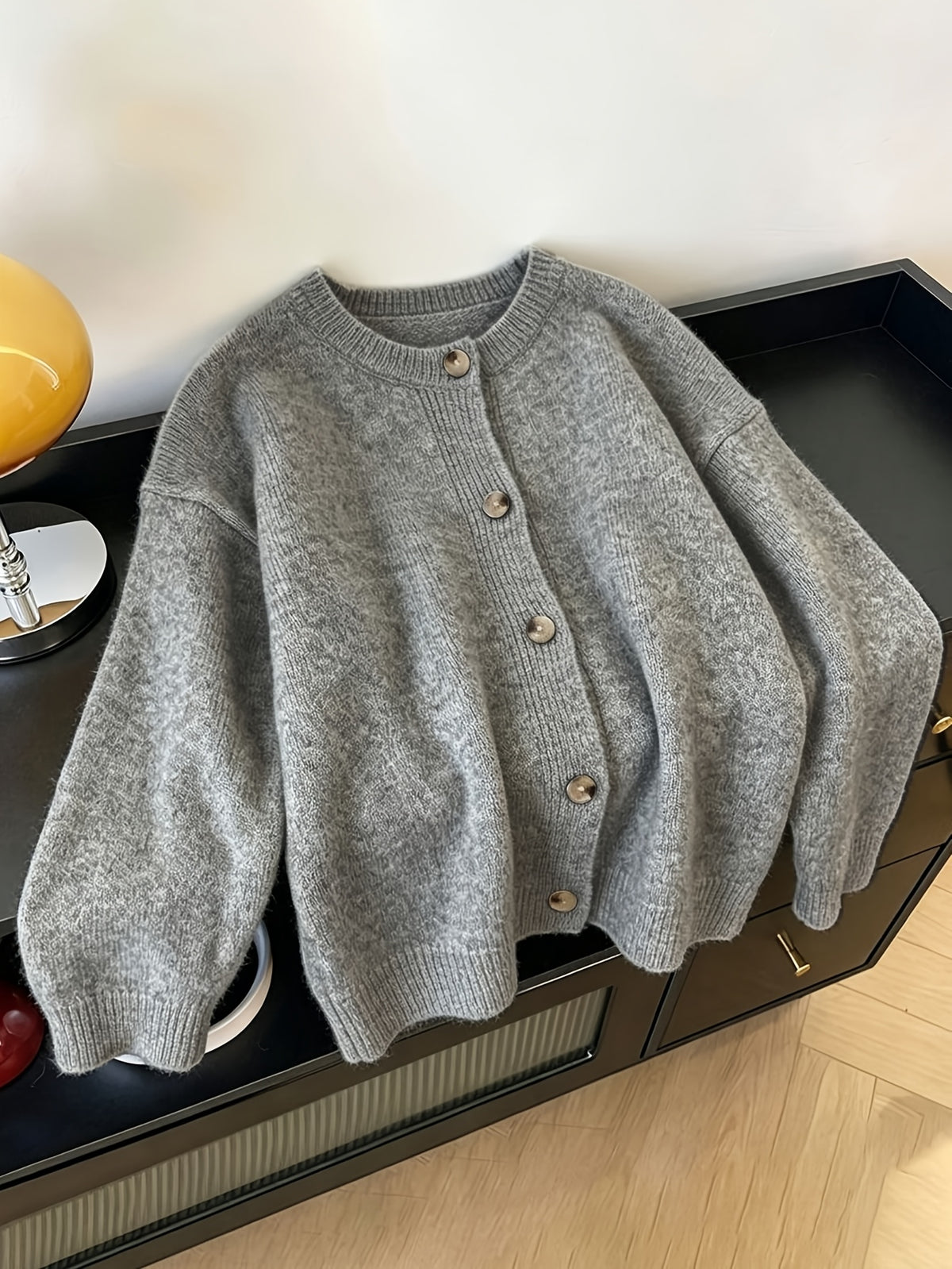 Cardigan grande taille, coupe ample, chaleur d'hiver Image
