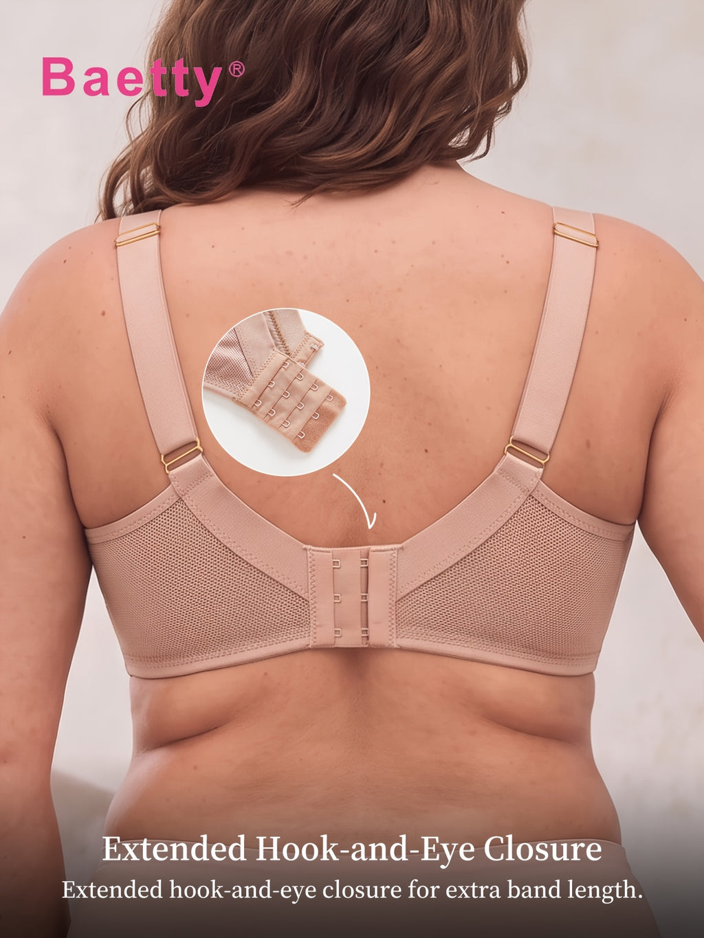 Soutien-gorge grande taille — Alvéoles ajourées au bonnet