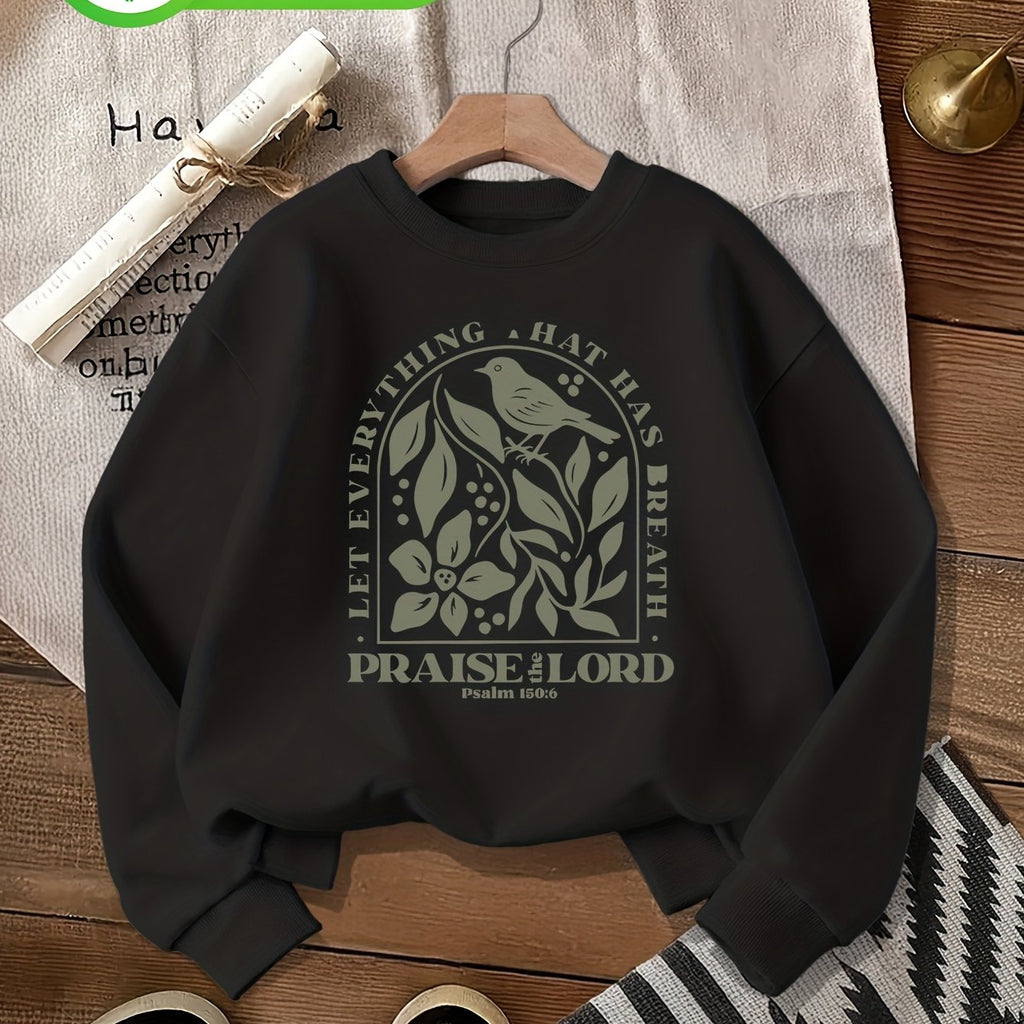 Pull grande taille, col rond, toucher naturel, chaleur d'hiver — composition : 100% Coton