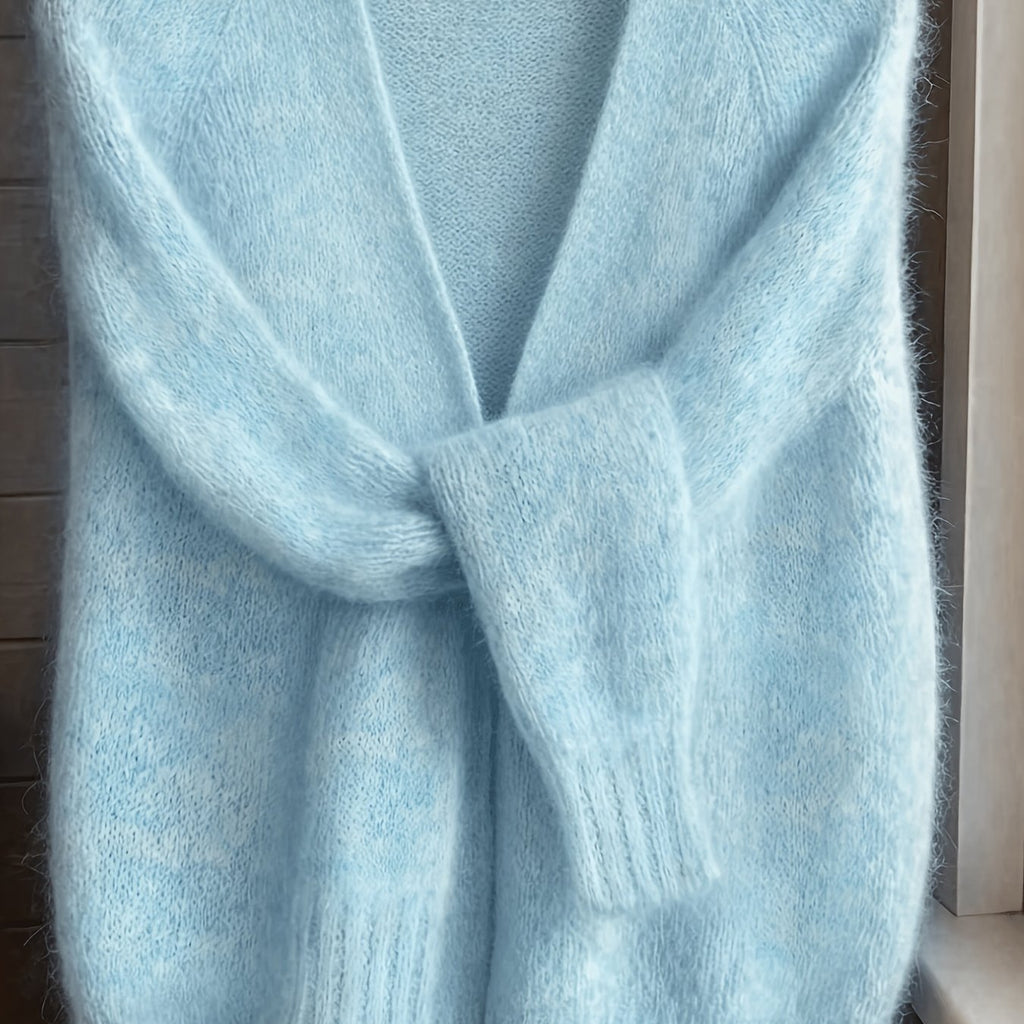 Top grande taille, coupe oversize, chaleur d'hiver — matière : polyester