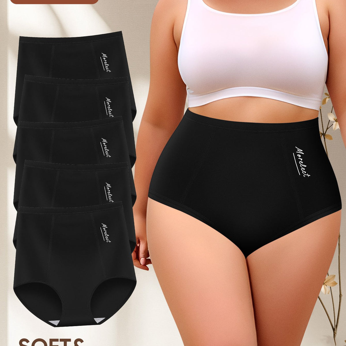 Ensemble grande taille, toucher naturel, effet gainant — matière : coton Image