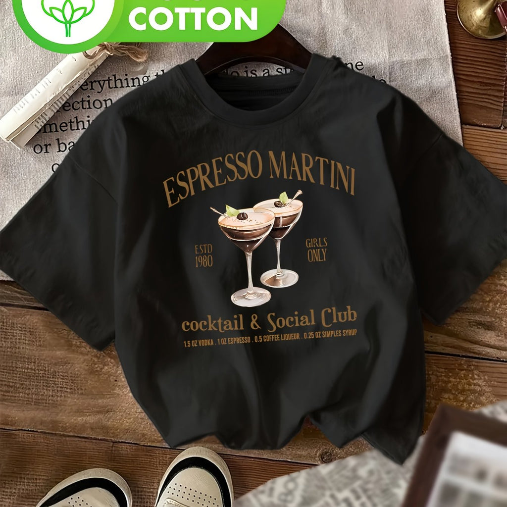 T-shirt grande taille, col rond, manches courtes, toucher naturel, mise en situation