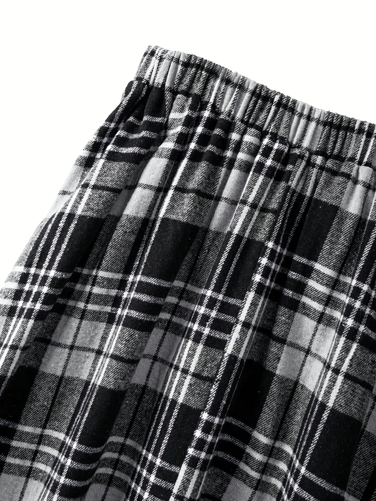 Jupe grande taille à carreaux, coupe évasée, vu de dos