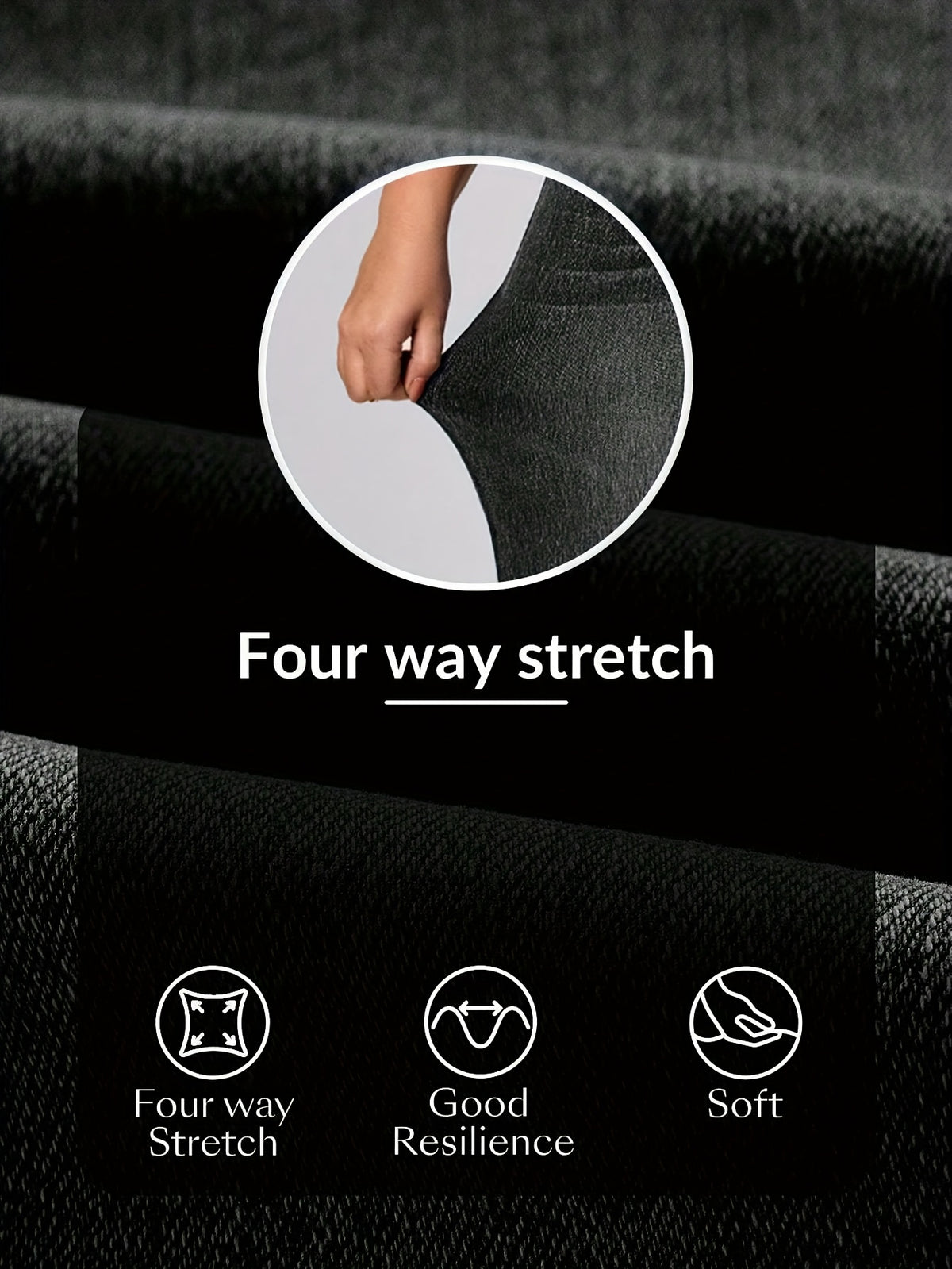 Pantalon grande taille, coupe droite, poches pratiques, toucher naturel, porté de face