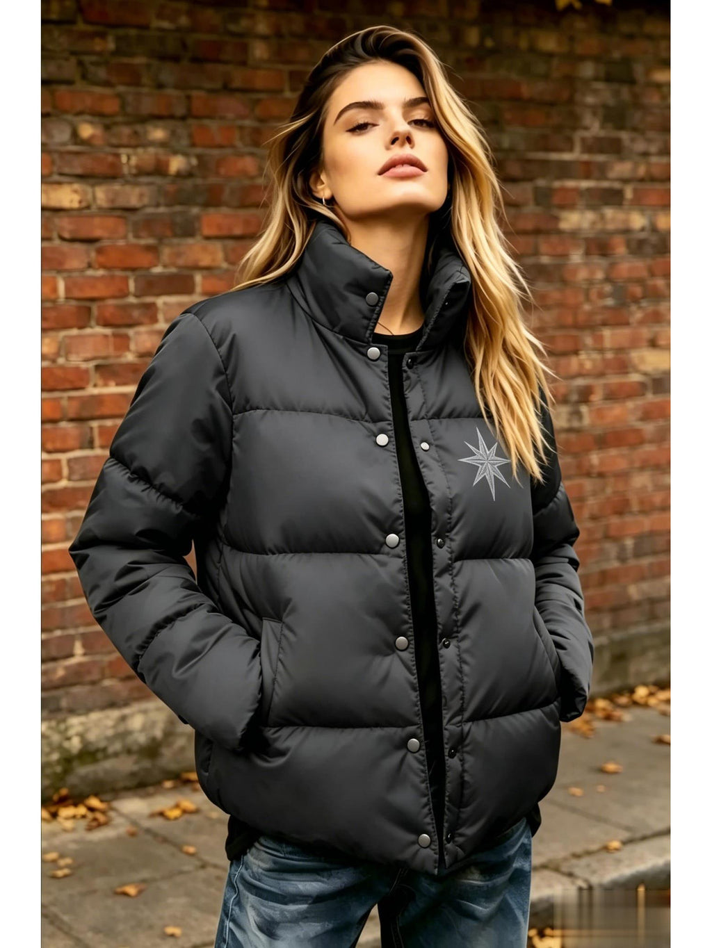 Manteau grande taille, chaleur d'hiver, coupe-vent, porté de face