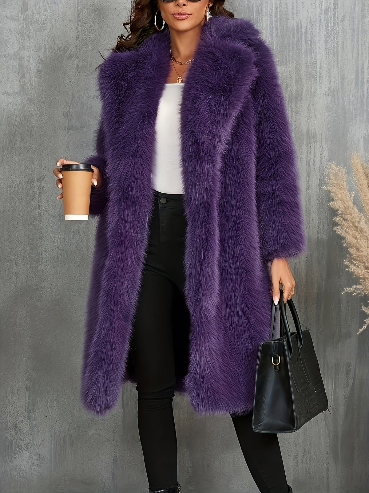 Manteau grande taille, coupe ample — composition : 100% Polyester Image