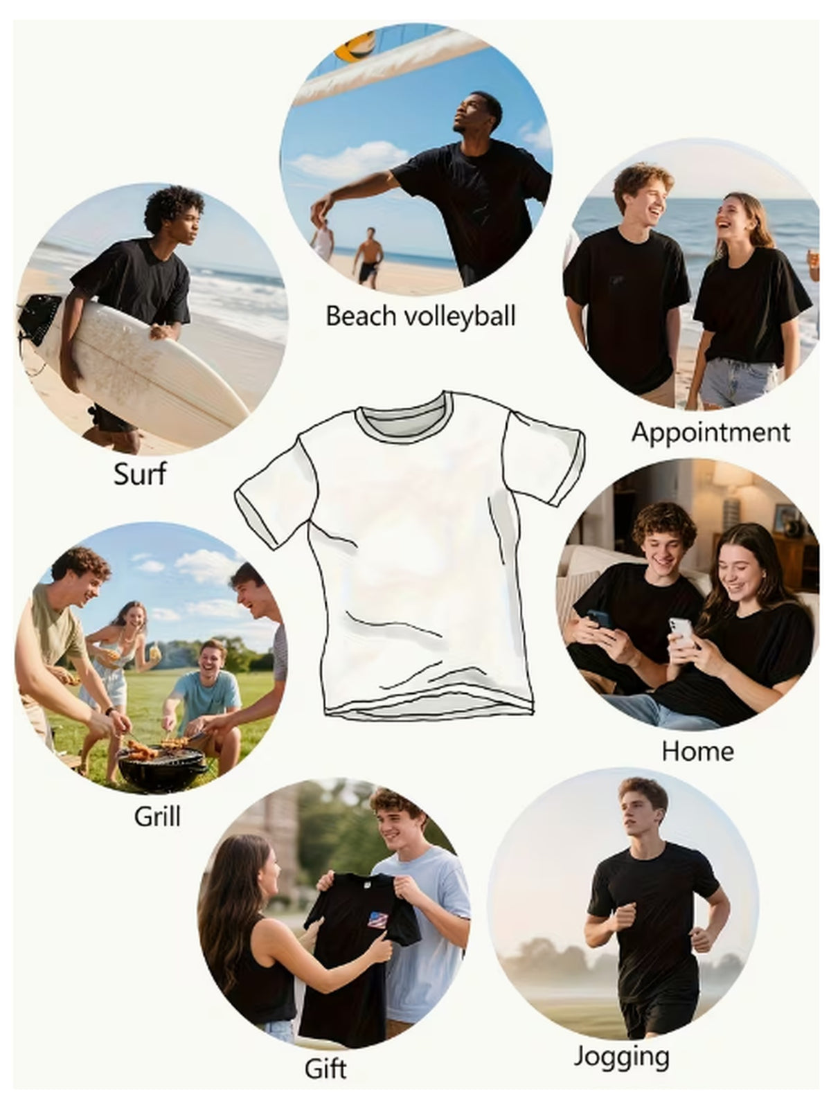 T-shirt grande taille à rayures, coupe ample, manches longues, tissu opaque