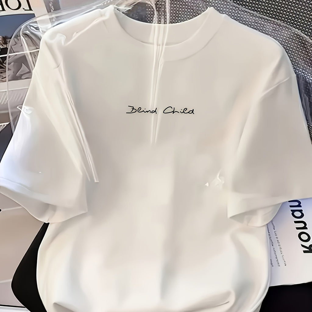 T-shirt grande taille, coupe oversize, manches courtes — matière : polyester