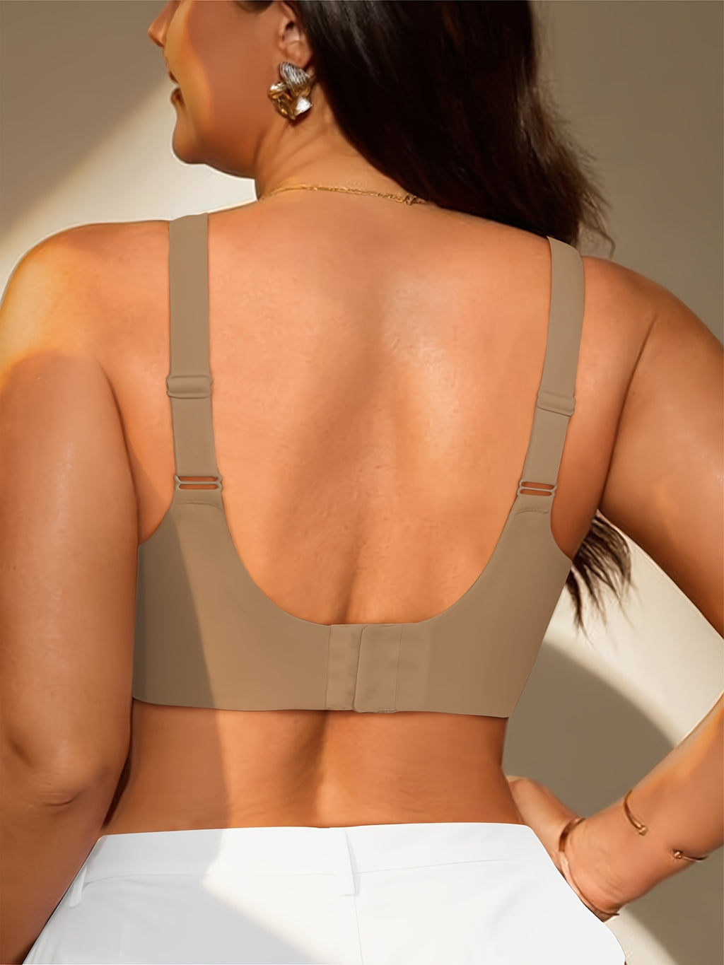 Soutien-gorge grande taille — Encolure festonnée sans armature