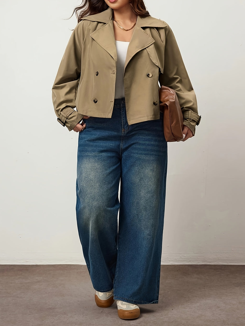 Trench grande taille, coupe ample
