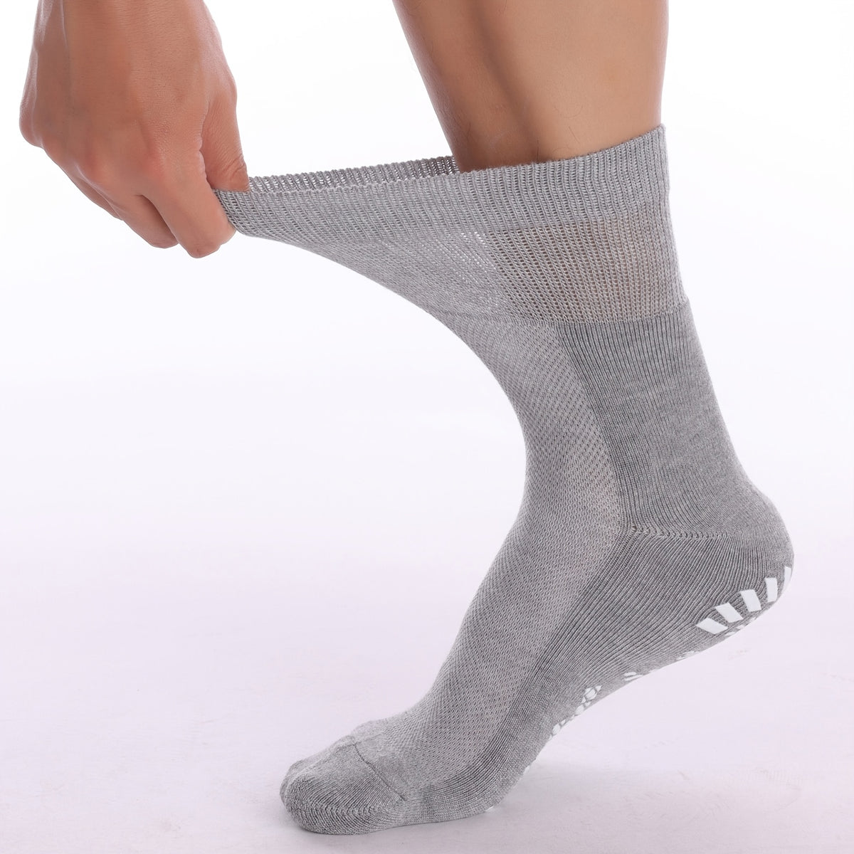 Chaussettes grande taille, coupe ample, toucher naturel Image
