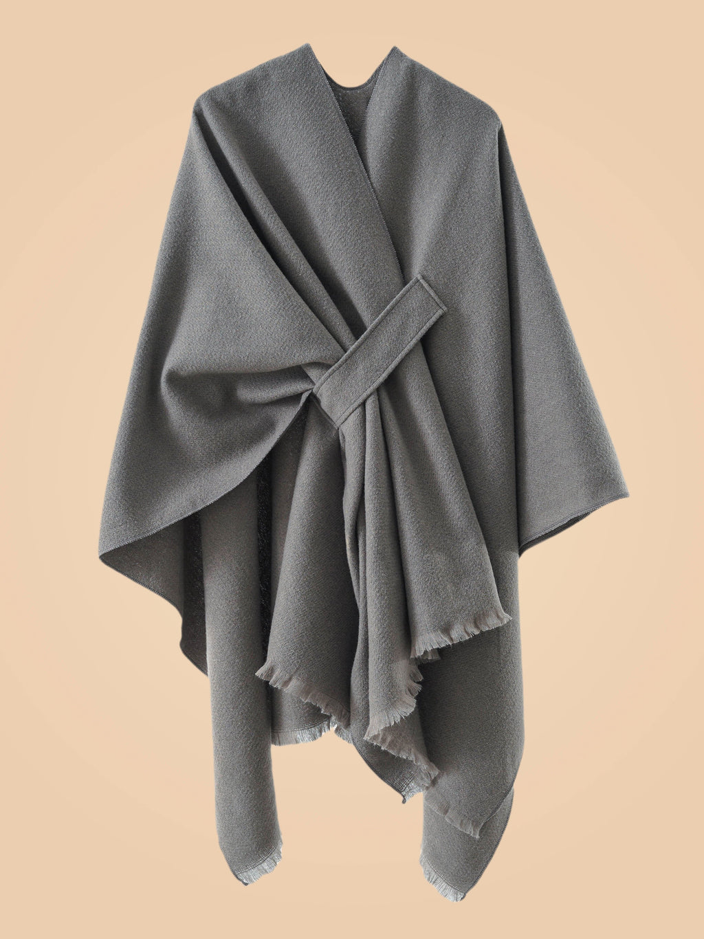 Châle grande taille, coupe oversize, toucher moelleux, chaleur d'hiver