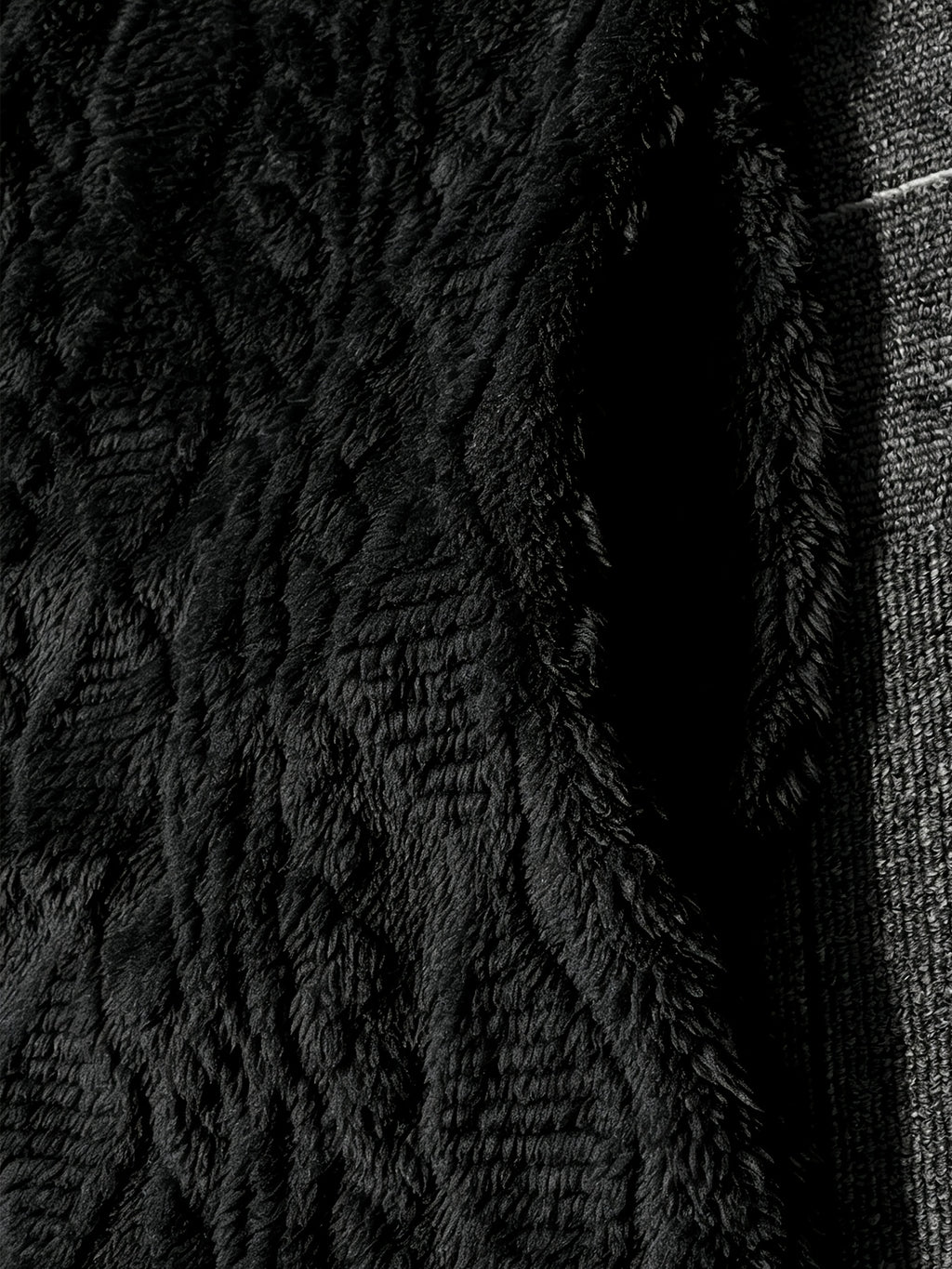 Veste grande taille à imprimé géométrique, coupe ample, col, tissu opaque