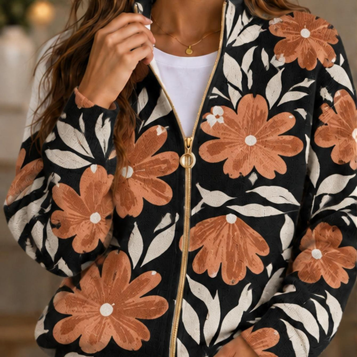 Veste grande taille — composition : 60% Polyester, 40% Élasthanne