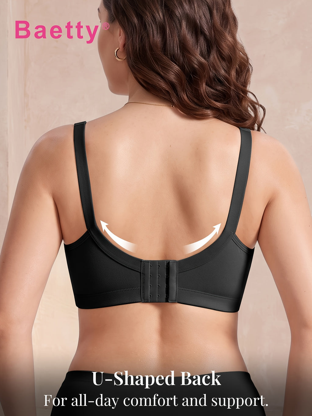 Soutien-gorge grande taille — Coton, feston de dentelle