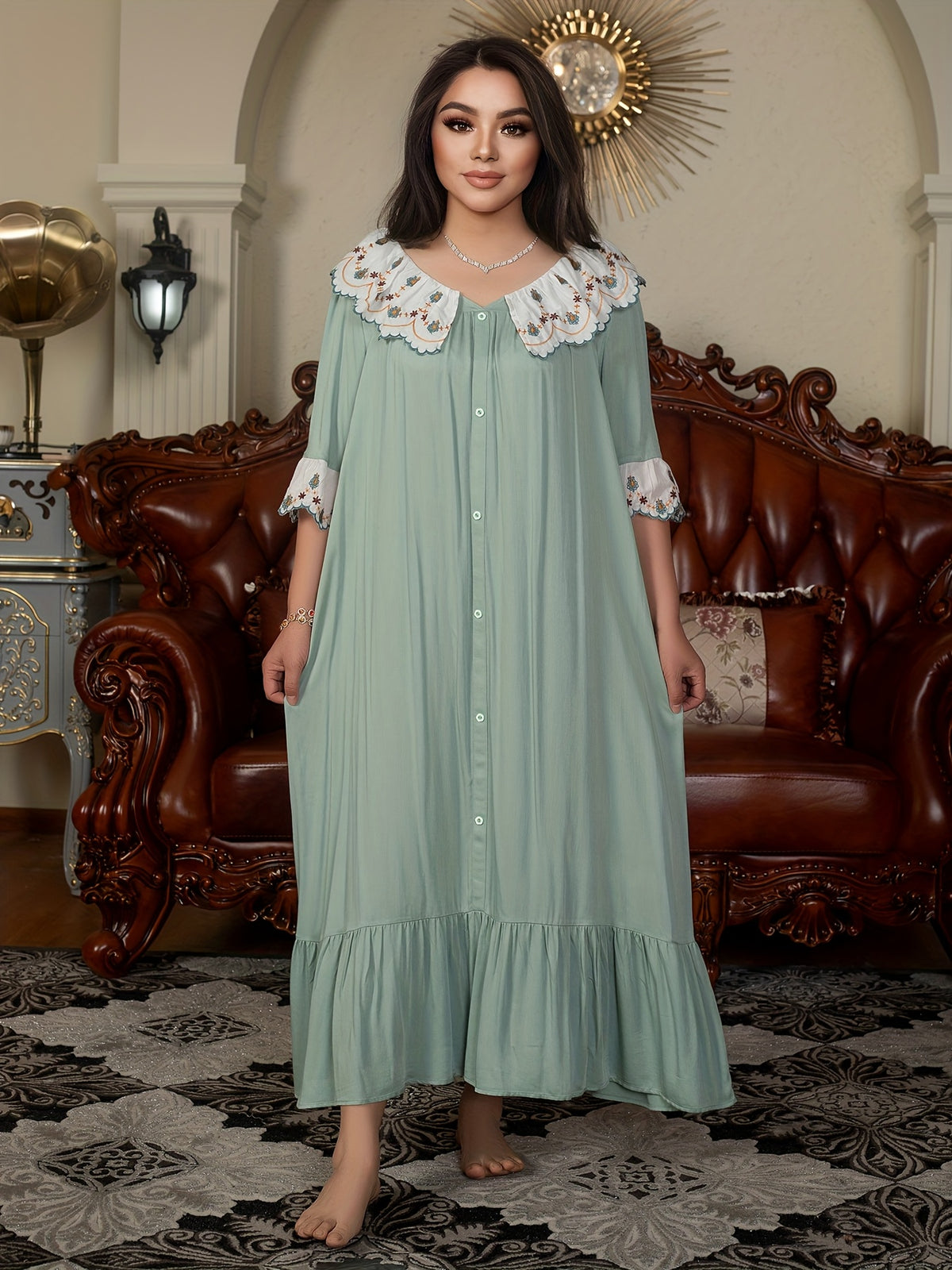 Chemise grande taille, tombé fluide Image