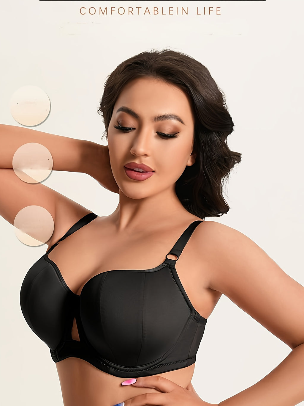 Soutien-gorge grande taille, allure élégante, autre coloris